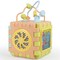 Dolu: 2-In-1 Educational Cube & Puzzle - Turn-Twist-Spin Activity Play Toy, Unfolds Flat, Block Shapes-Colors-Dimensions Learning, Toddlers Kids 12mo+